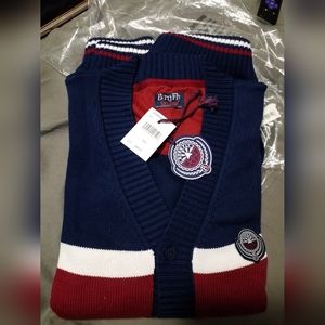 Men Big &Tall casual bornfly cardigan sweater